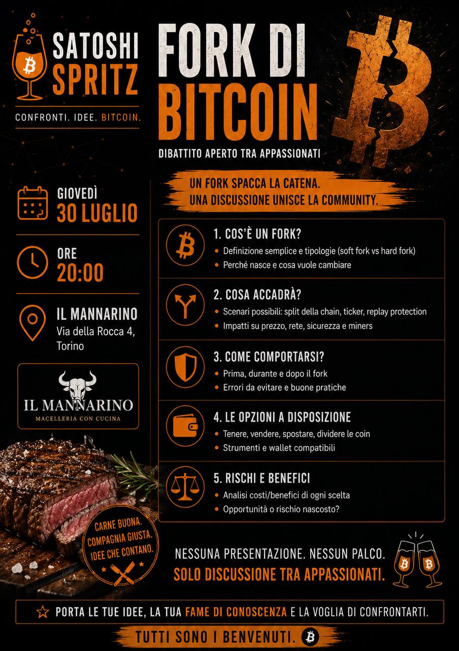 Meetup bitcoiner Torino