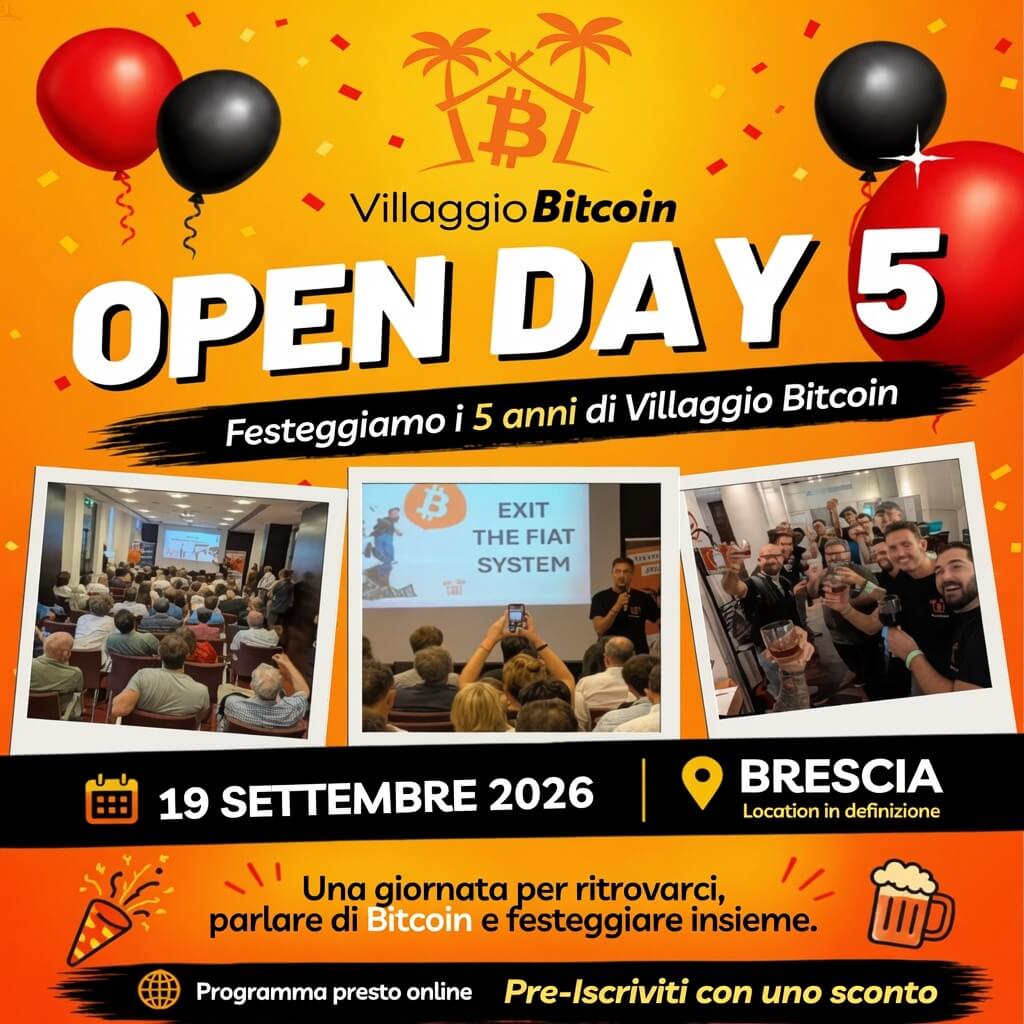 Villaggio Bitcoin openday 5