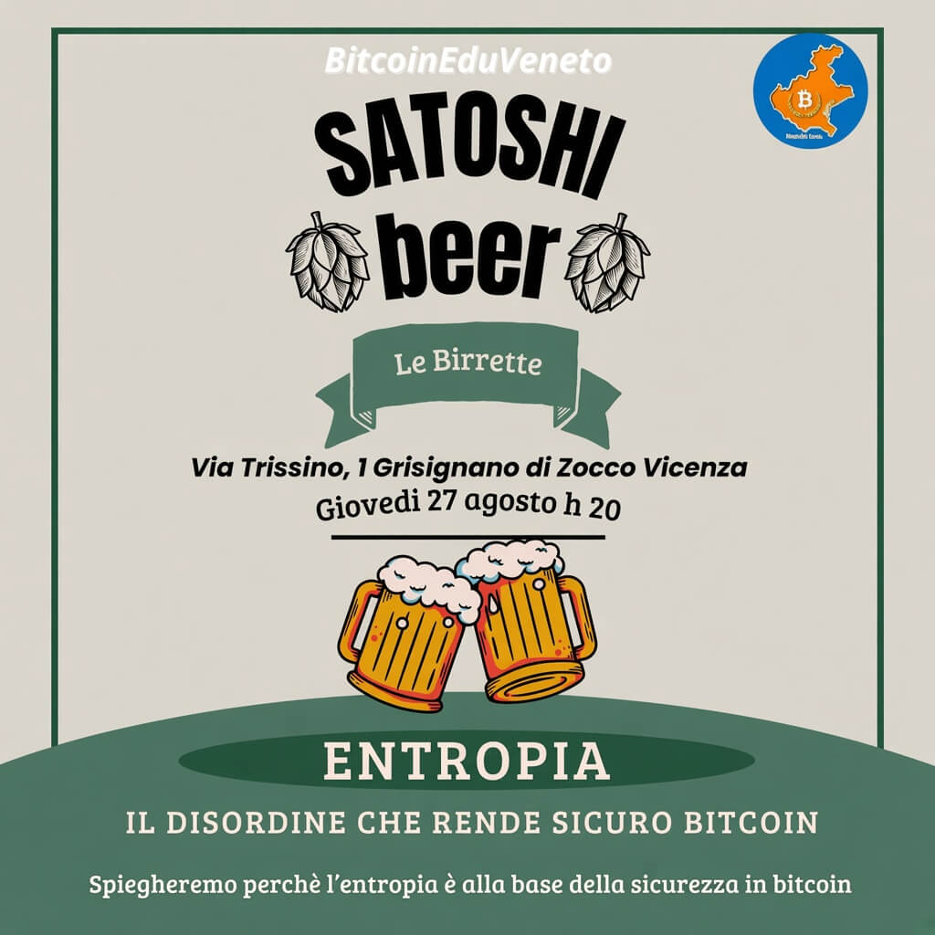 Meetup bitcoiner Veneto
